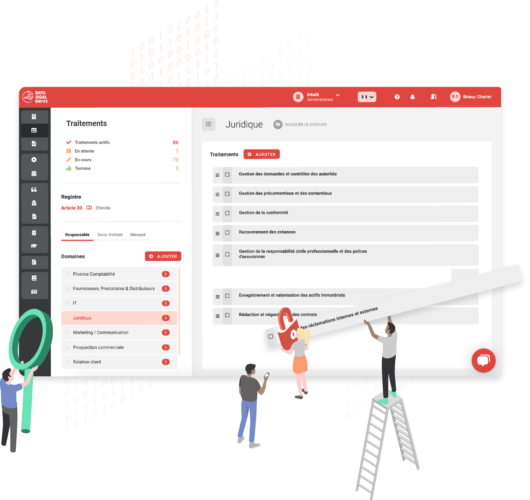 DATA LEGAL DRIVE, logiciel de pilotage RGPD - Logiciel DPO