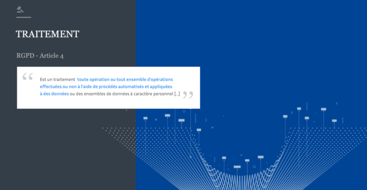 Traitement de données personnelles - MOOC CNIL 2019