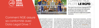 Usine nouvelle - Mise en conformité de NGE avec DATA LEGAL DRIVE